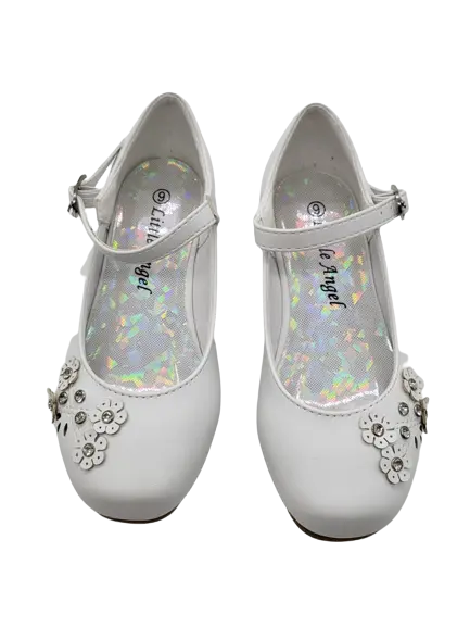 Daisy-108E - Elegant Floral Heel Pump Cadiz Boutique, Inc.