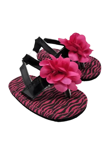 2269 - Pink Print Sandal Crib Cadiz Boutique, Inc.