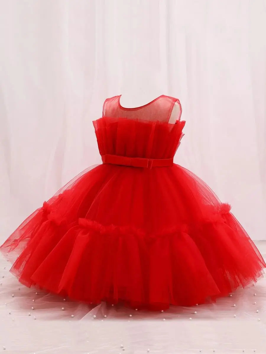 S97997R - Front Ruffle Red Cadiz Boutique, Inc.