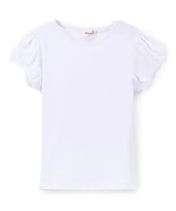 TS0001W - White Plain Short Sleeve Shirt Cadiz Boutique, Inc.