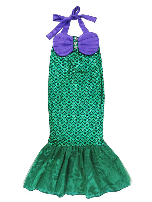 YE0013G - Green Mermaid Skirt Tail Dress Cadiz Boutique, Inc.