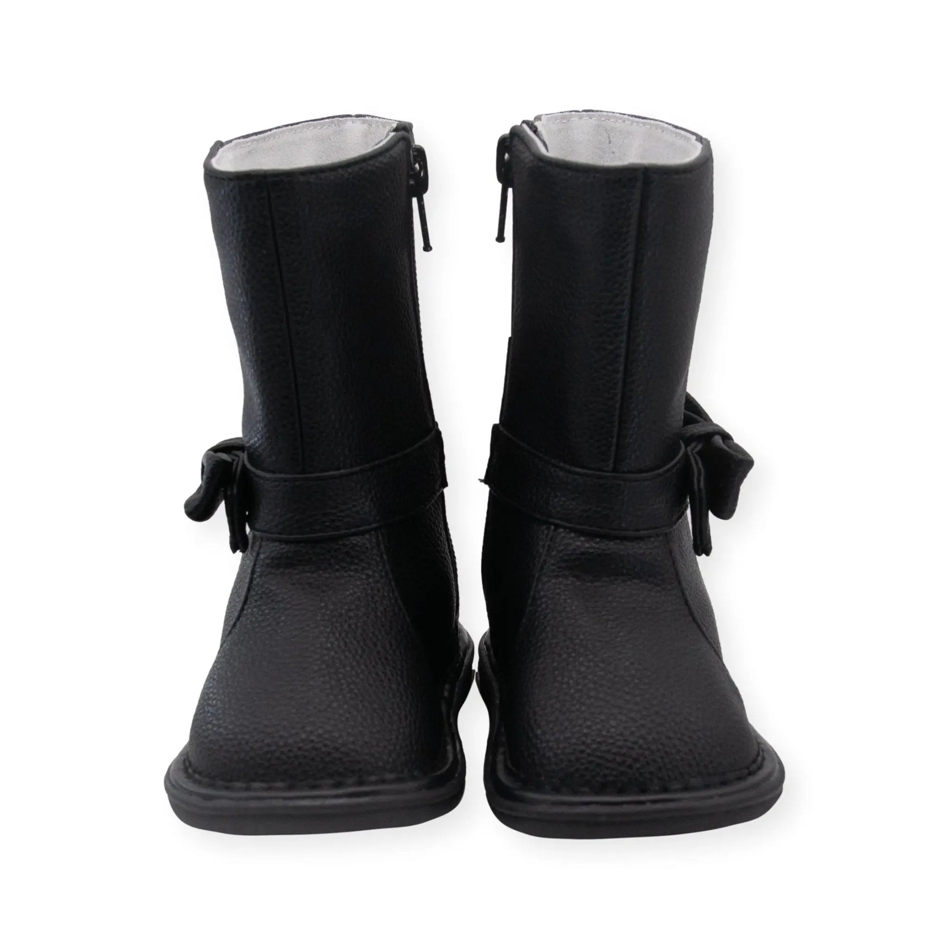 Wee Squeak - AB2060BK - BOW BOOT BLACK Cadiz Boutique