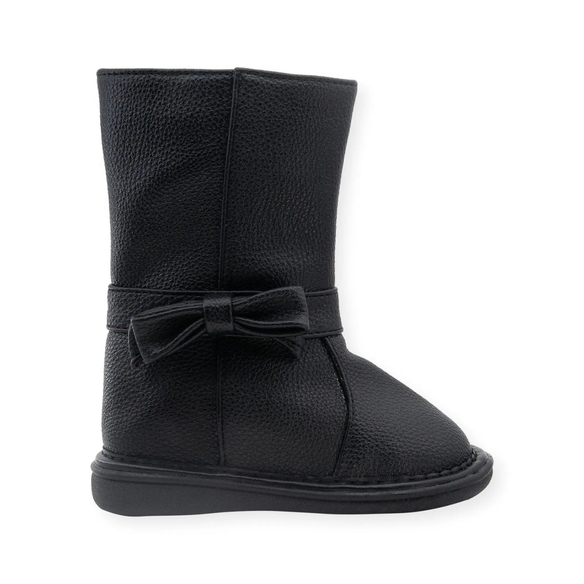 Wee Squeak - AB2060BK - BOW BOOT BLACK Cadiz Boutique