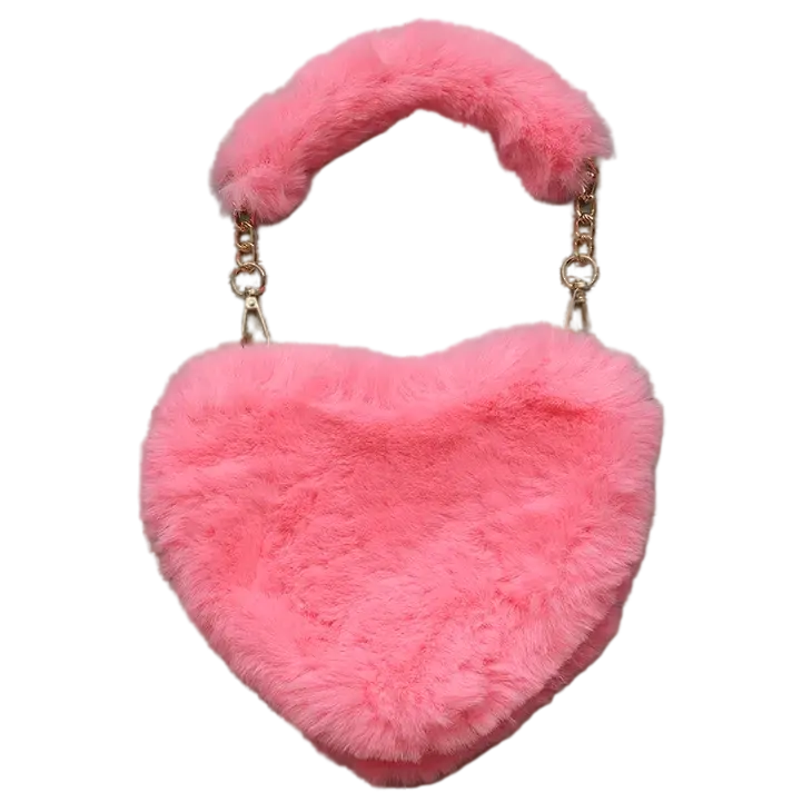 FHP - Sparkle Sisters Furry Heart Purse Cadiz Boutique, Inc.