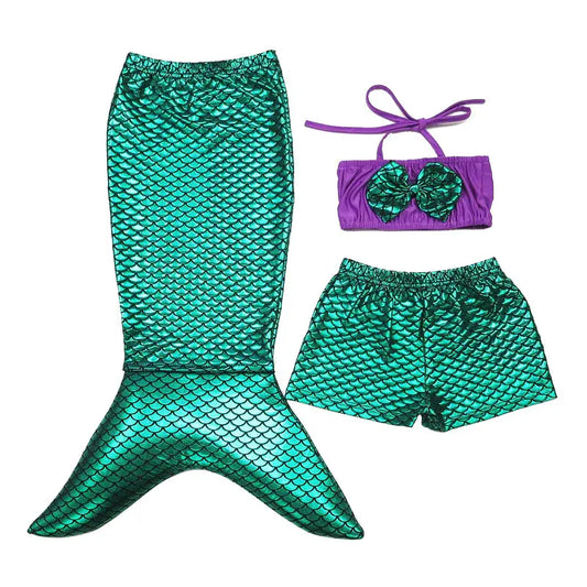 YE0017 - Green Mermaid Tail 3-Pieces Swimming Suit Cadiz Boutique, Inc.