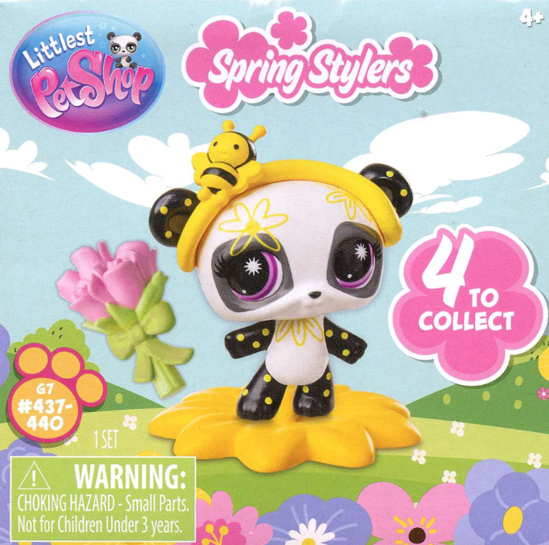 01050 - Littlest Pet Shop Spring Stylers Panda Figure