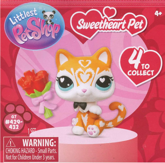 01068 - Littlest Pet Shop 2026 Generation 7 Sweetheart Pet Cat Figure