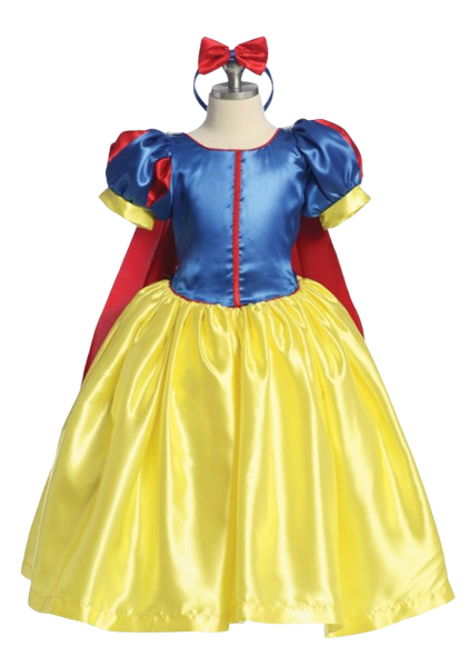 010A - Princess Inspired Dress With Cape