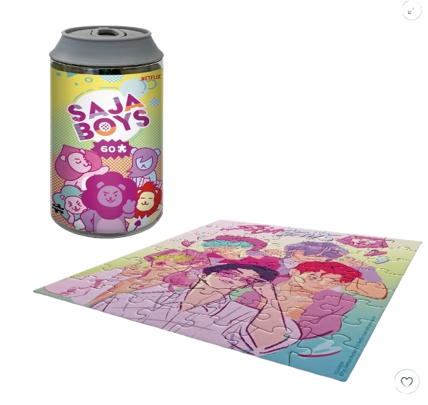 091516  - KPop Demon Hunters: Saja Boys Soda Pastel Puzzle 60pc Can1