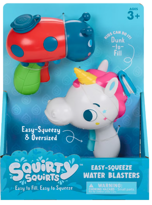 121926 - Chuckle & Roar Squirty Squirts Blasters 2pk - Unicorn & Ladybug