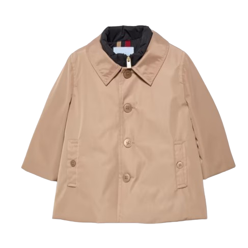 15811 - Boys Trench Coat With Interior Vest