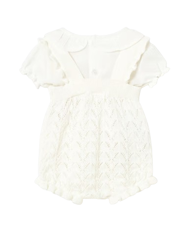 1637 - Knit Dungaree and Blouse Set (Mayoral)B