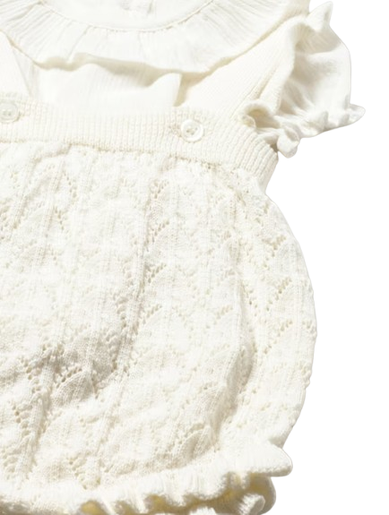 1637 - Knit Dungaree and Blouse Set (Mayoral)C