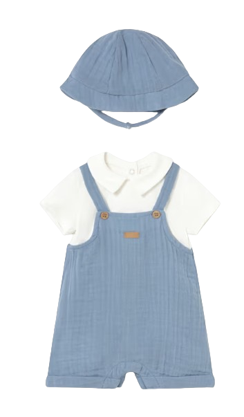 1651B - Dungaree with Hat (Mayoral)