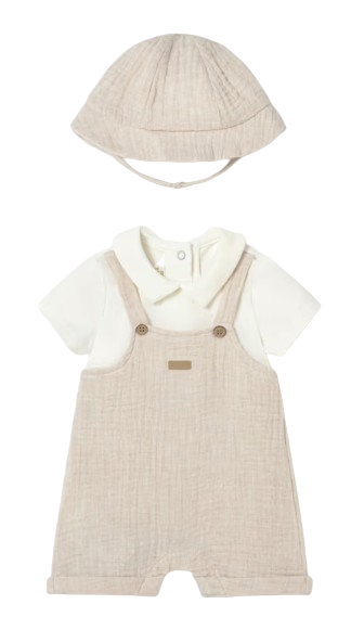 1651 - Dungaree with Hat (Mayoral)