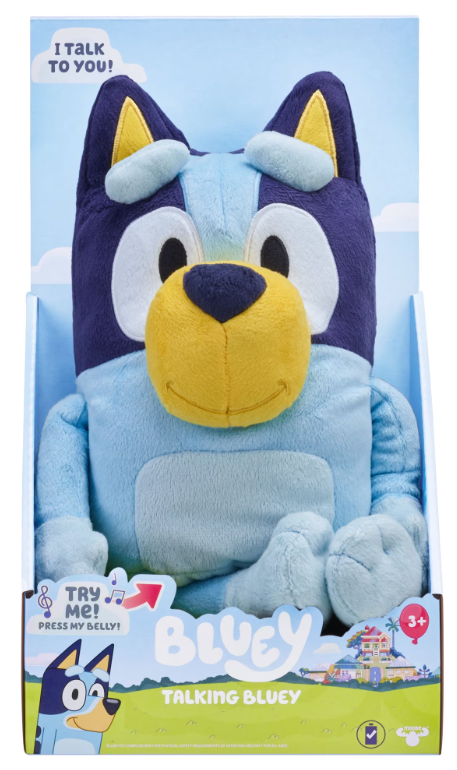 17143 - Bluey Talking and Interactive 13 in Plush Toys for Preschoolers 3-6 Years