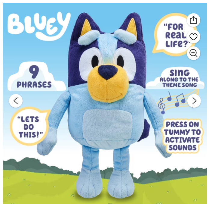 17143 - Bluey Talking and Interactive 13 in Plush Toys for Preschoolers 3-6 Years2