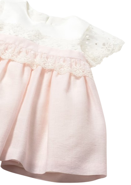 1883P - Newborn Girl Dress with Bloomers (Mayoral)C