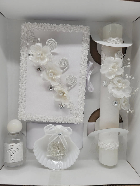 BAP32 - Baptismal Candle Set Cadiz Boutique, Inc.