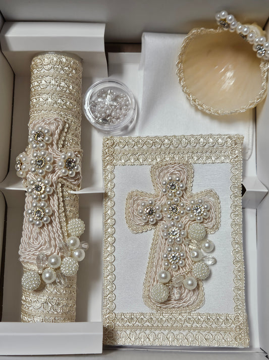 BAP100 - Baptismal Candle Set