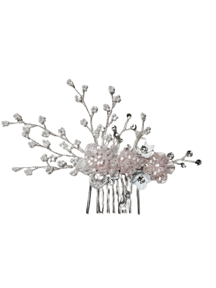 202603 - Pearl Floral Comb