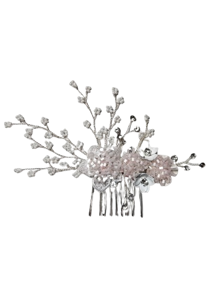 202603 - Pearl Floral Comb