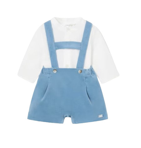 2248 - Newborn Bodysuit and Dungarees Set