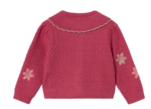2306 - Baby Floral Knit Cardigan (Mayoral)2