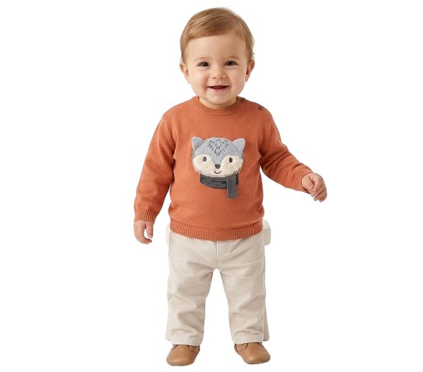 2372 - Baby Animal Intarsia Sweater (Mayoral)