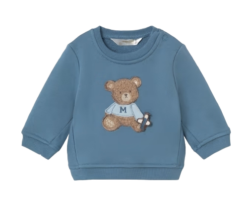 2410 - Newborn Boy Bear Sweatshirt (Mayoral)