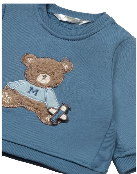2410 - Newborn Boy Bear Sweatshirt (Mayoral)2