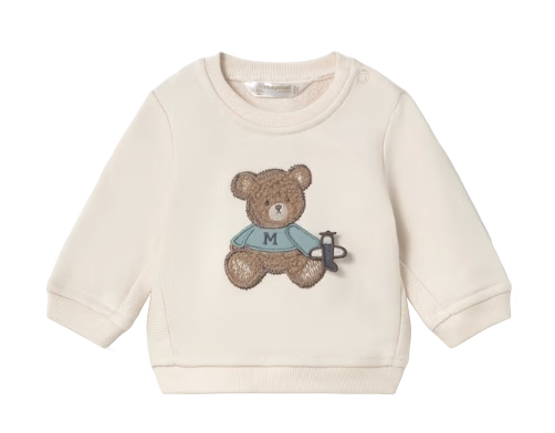 2410 - Newborn Boy Bear Sweatshirt (Mayoral)4