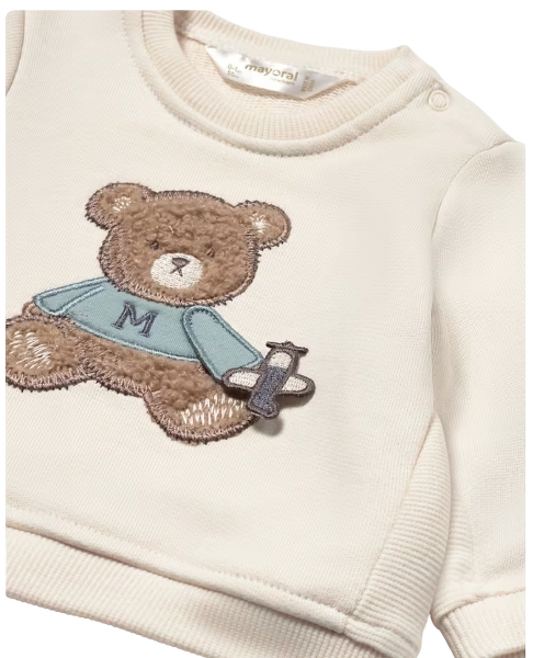 2410 - Newborn Boy Bear Sweatshirt (Mayoral)5