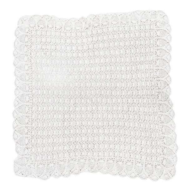 CSBB-S - Scalloped Crochet Baby Blanket