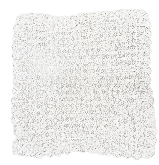 CSBB-S - Scalloped Crochet Baby Blanket