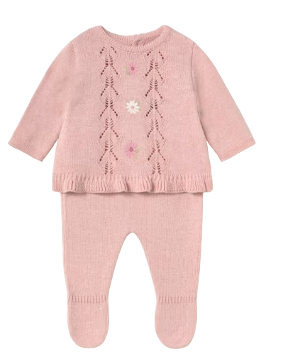 2501R - Newborn Girl Leggings and Sweater Set (Mayoral)2