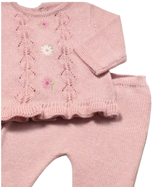 2501R - Newborn Girl Leggings and Sweater Set (Mayoral)4