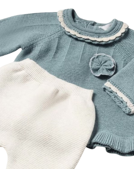 2502I - Newborn 3 Piece Knit Set