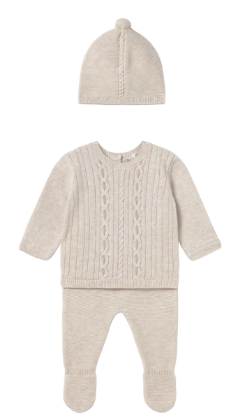 2503 - Newborn Girl 3-Piece Knit Set (Mayoral)2