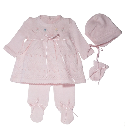 KR2512WB - Newborn Take Me Home Set -Flower Girl