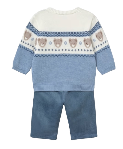2532 - Newborn Boy Pants and Sweater Set (Mayoral)2