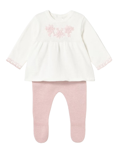 2553R - Newborn Girl Pants and Sweater Set (Mayoral)