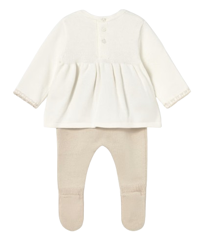 2553 - Newborn Girl Pants and Sweater Set (Mayoral)