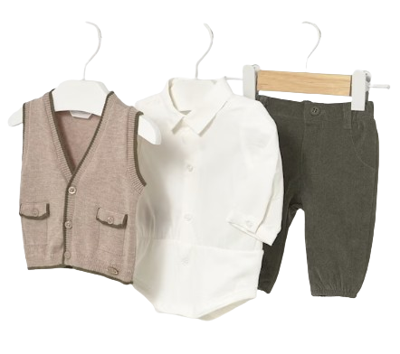 2582 - Newborn Boy 3-Piece Set (Mayoral)