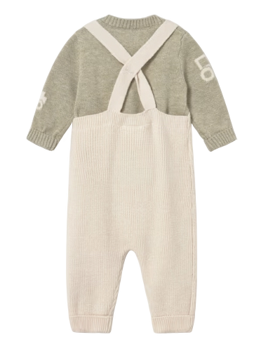2603 - Newborn Boy Dungaree and Sweater Set (Mayoral)2