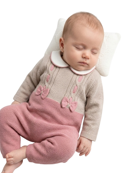 2605 - Newborn Girl Knit One-Piece (Mayoral)