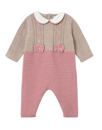 2605 - Newborn Girl Knit One-Piece (Mayoral)2