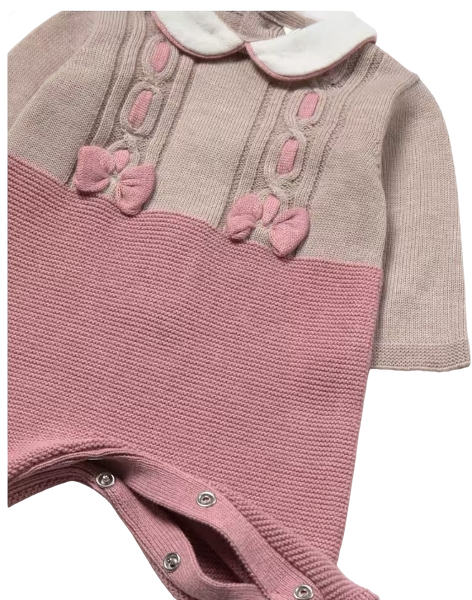 2605 - Newborn Girl Knit One-Piece (Mayoral)4
