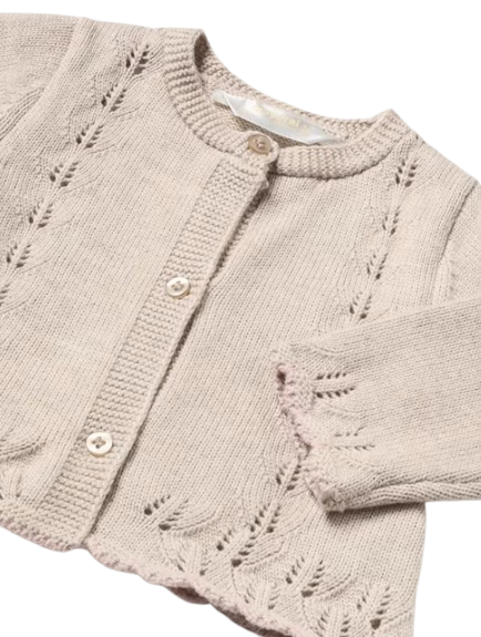 2608P - Newborn Girl 3 Piece Knit Set