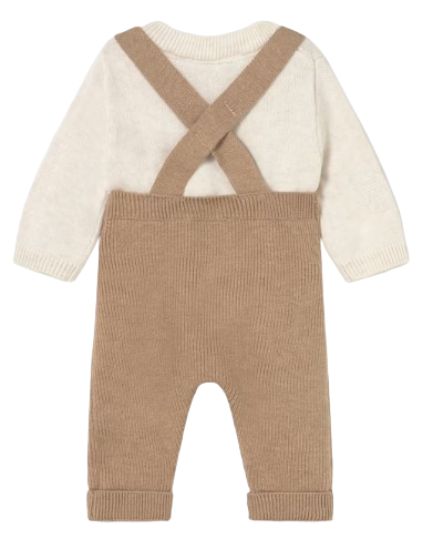 2646B - Newborn Boy 2-Piece Dungaree Set (Mayoral)